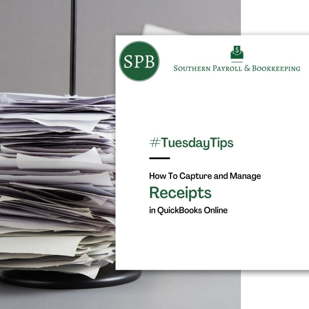 TuesdayTips Receipts